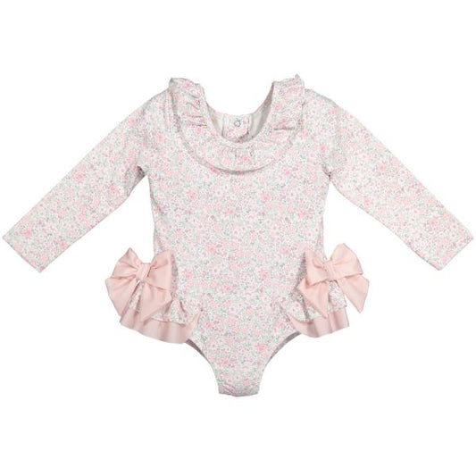 Pink Ditsy Floral Rashguard
