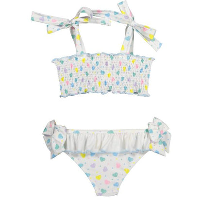 Multicolor Hearts Bikini