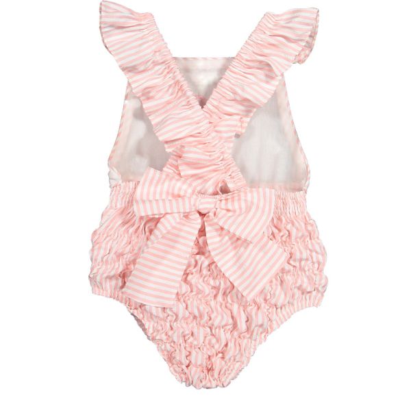 Bubble Gum Cotton Frilled Swimsuit