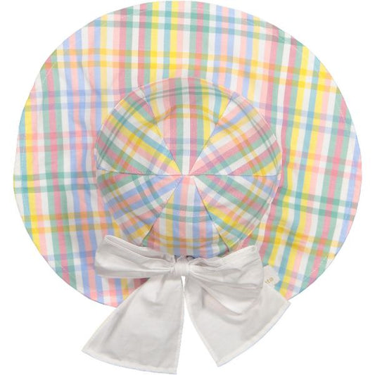 Rainbow Gingtham Sunny Hat