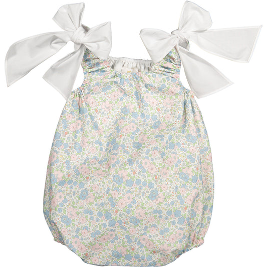 Peonies Bows Romper