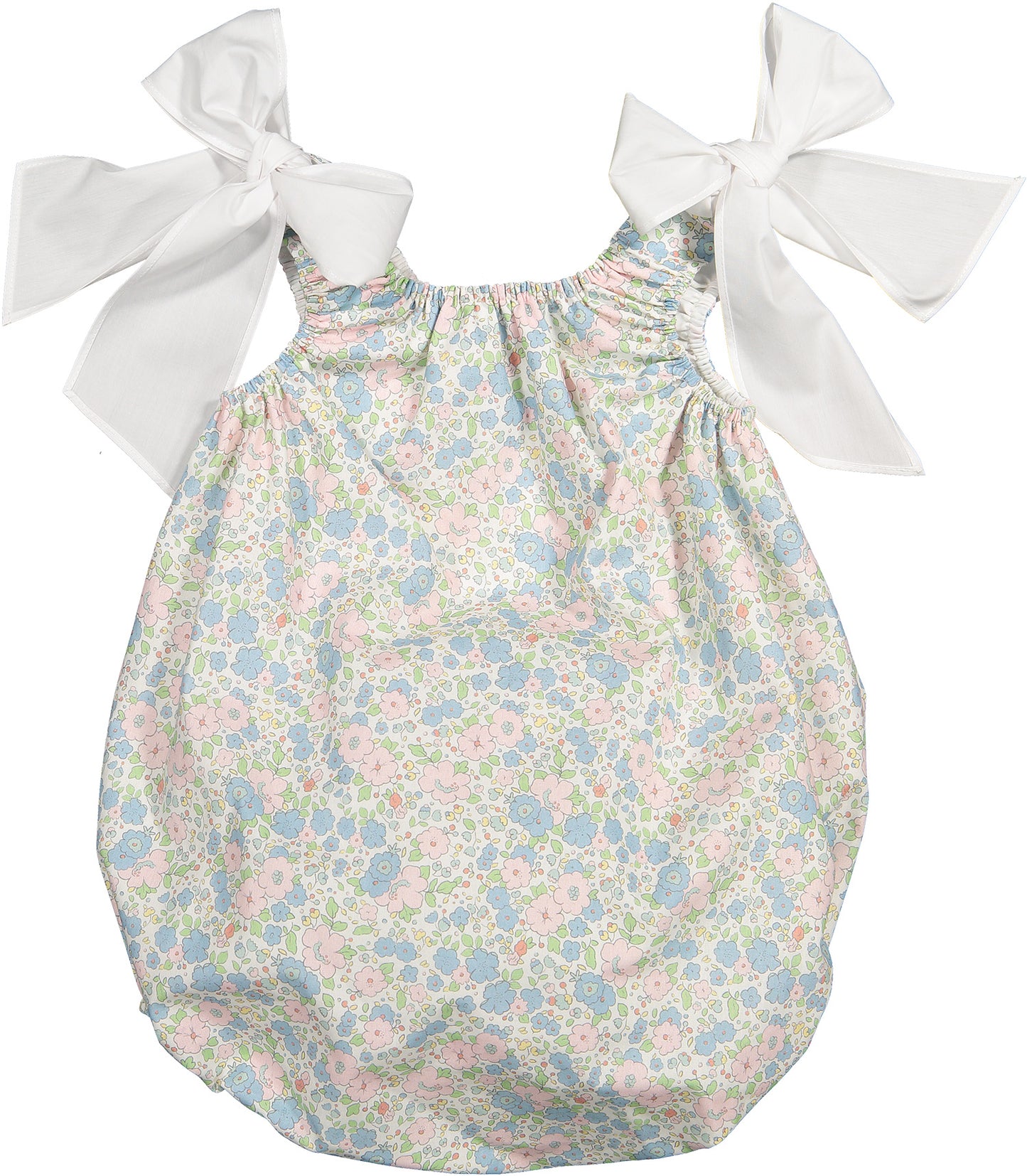 Peonies Bows Romper