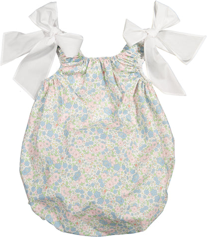 Peonies Bows Romper