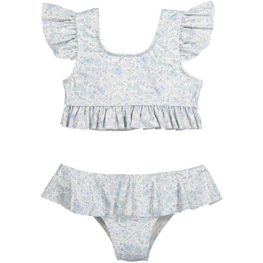 Blue Ditsy Floral Bikini