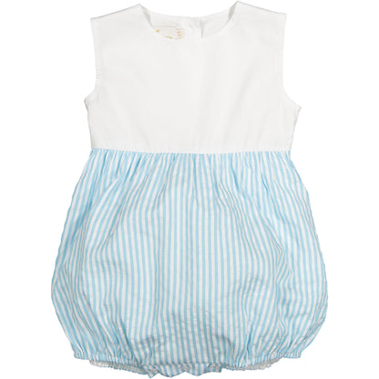 Blue Garden Boy Romper
