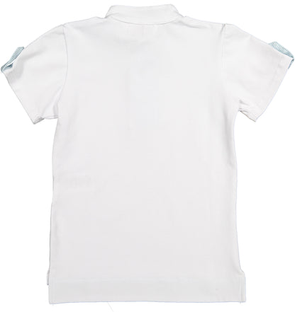 Mint Stripes Boy Polo