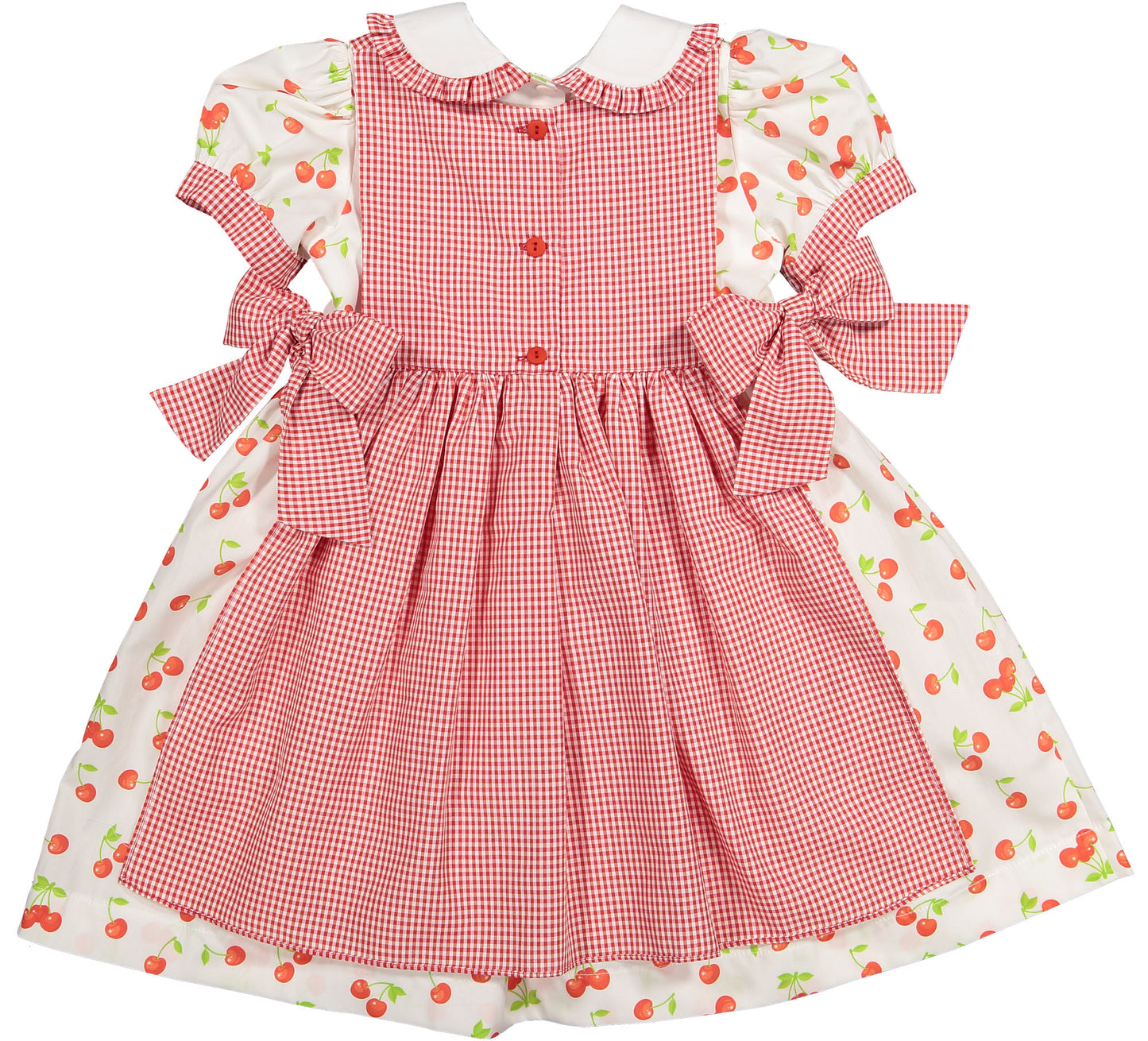 Classic Cherries Apron Dress