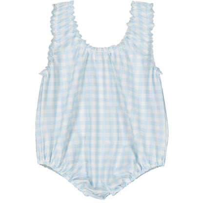 Blue Ditsy Floral Swimsuit 2