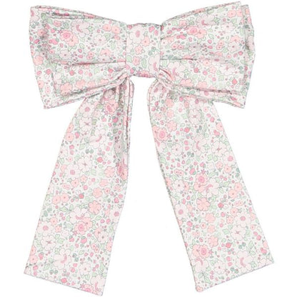 Pink Ditsy Floral Lycra Big Hair Clip