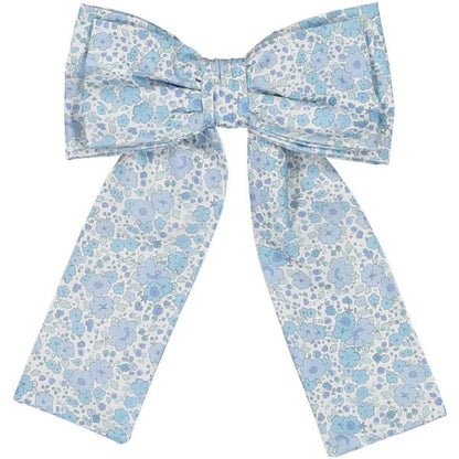 Blue Ditsy Floral Big Hair Clip