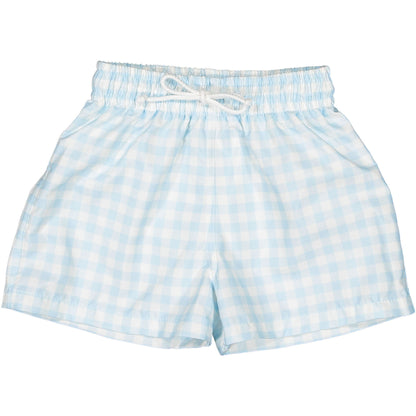 Blue Gingham Trunks