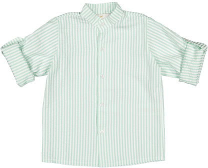 Mint Bows Boy Shirt