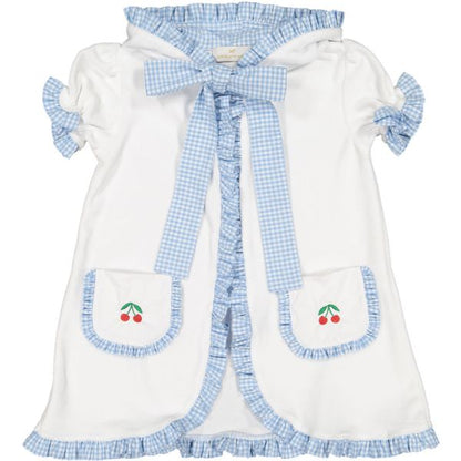 Gingham Mix Blue Cover-Up