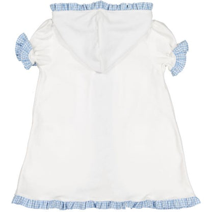 Gingham Mix Blue Cover-Up