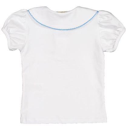 Blue Ditsy Floral Girl T-Shirt