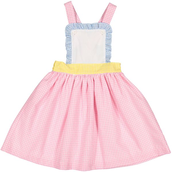 Gingham Mix Multicolor Dress