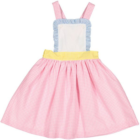 Gingham Mix Multicolor Dress
