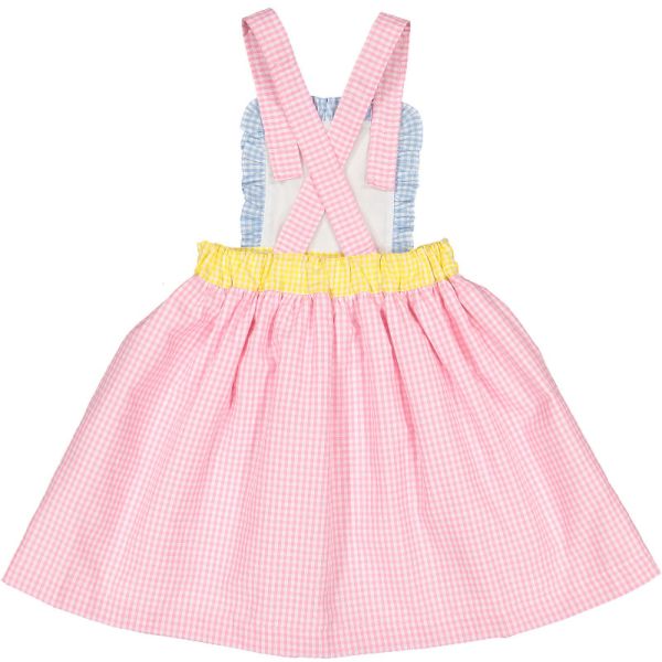 Gingham Mix Multicolor Dress
