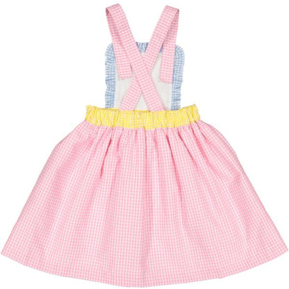 Gingham Mix Multicolor Dress