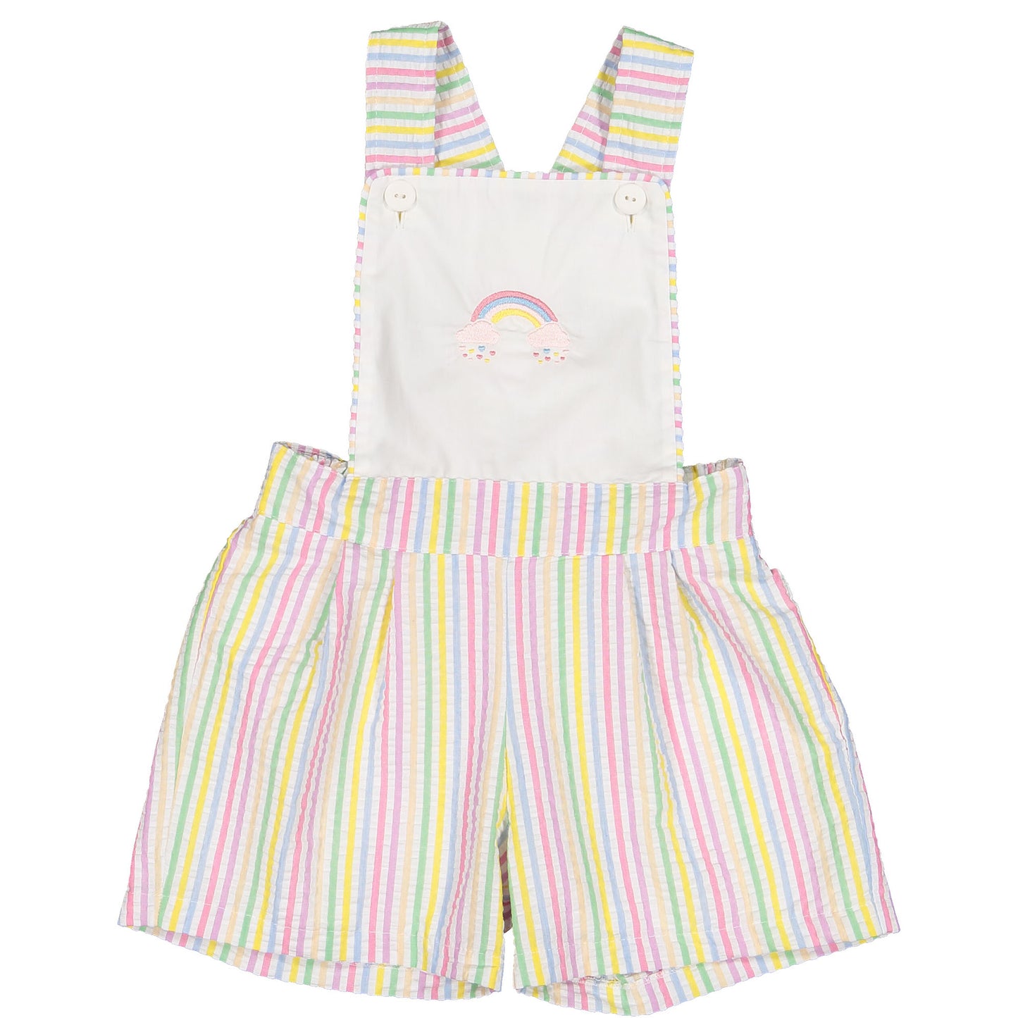 Rainbow Stripes Shortall