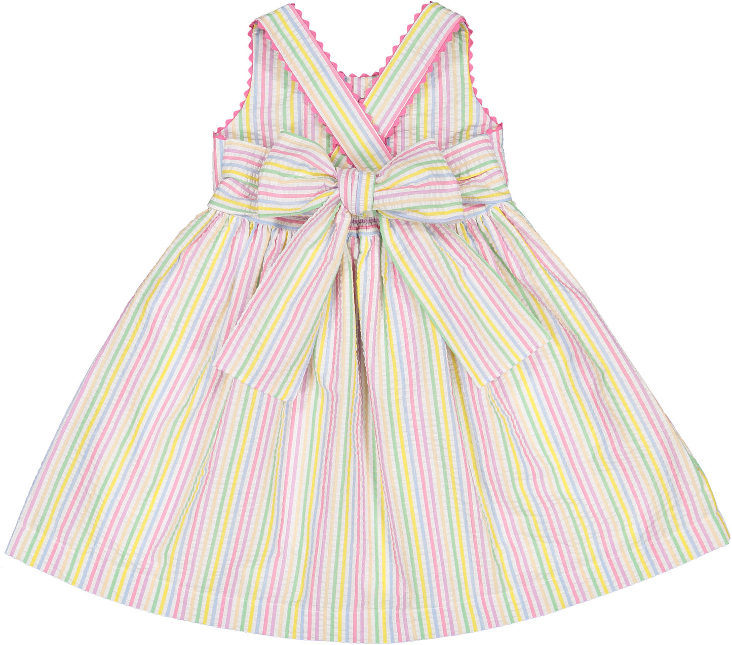 Rainbow Stripes Dress