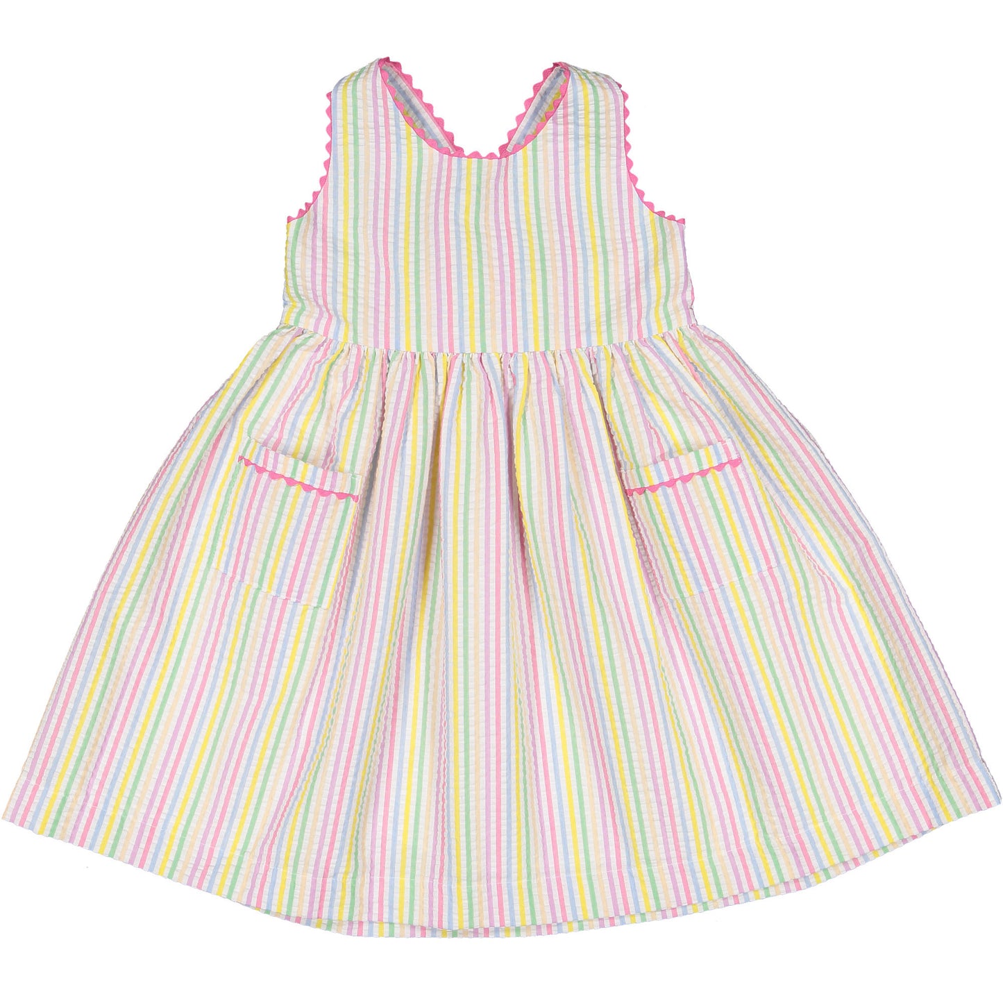 Rainbow Stripes Dress