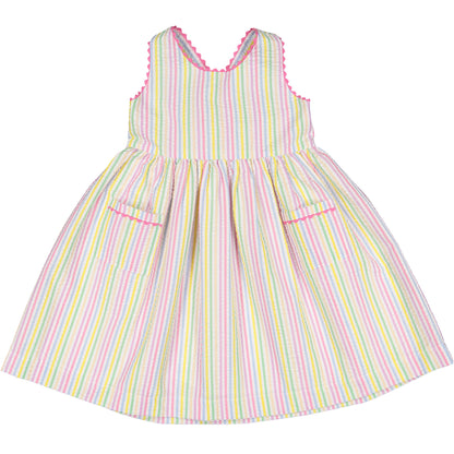 Rainbow Stripes Dress