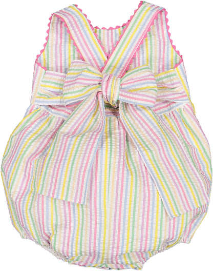 Rainbow Stripes Romper