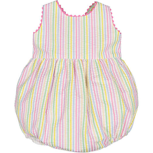 Rainbow Stripes Romper