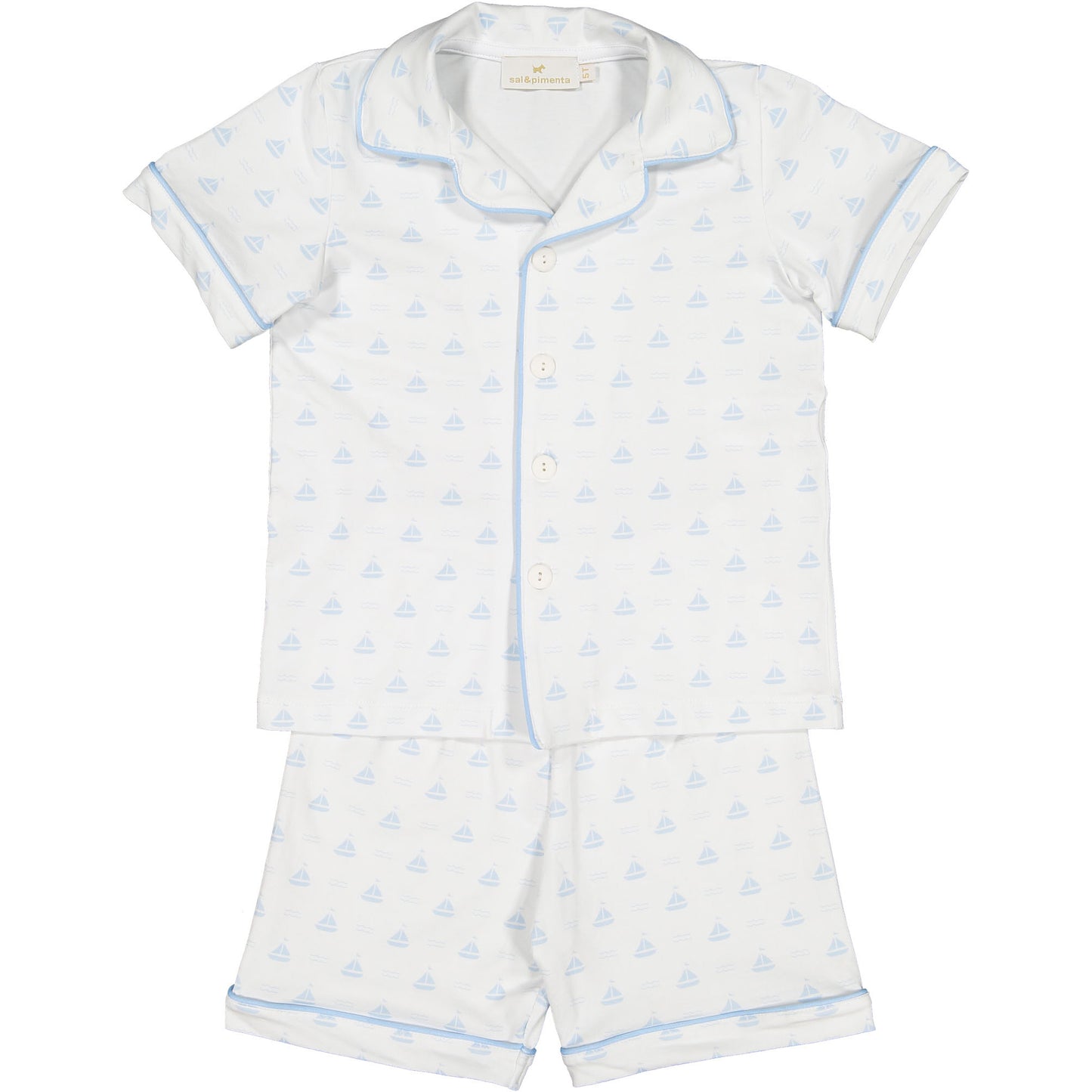 Blue Sailboats Boy Pajama