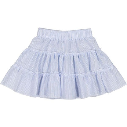 Maryland Blue Seersucker Skirt