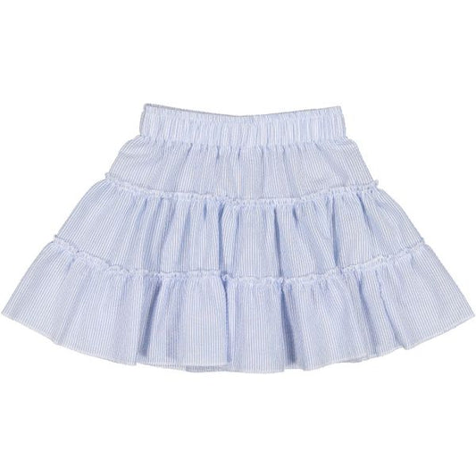 Maryland Blue Seersucker Skirt