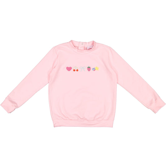 Maryland Pink Ditsy Floral Sweatshirt