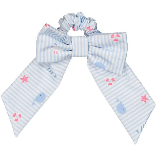Nautical Lycra Scrunchie