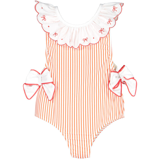 Santa Tell Me Red Bows Swimsuit