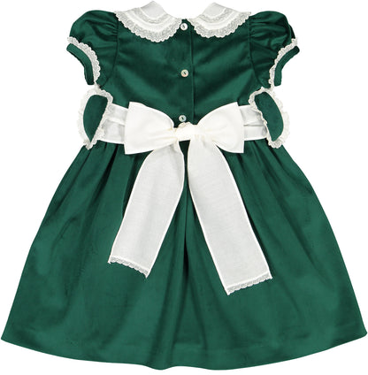 Green Velvet Dress