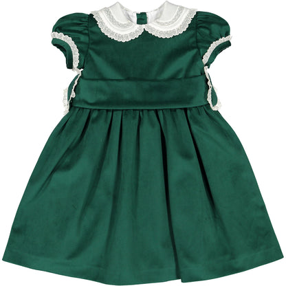 Green Velvet Dress