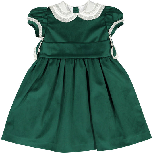 Green Velvet Dress