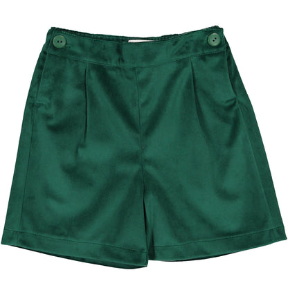 Green Velvet Boy Shorts