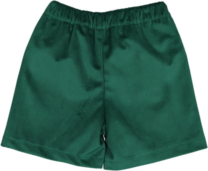 Green Velvet Boy Shorts
