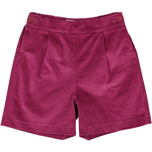 Aubergine Velvet Boy Shorts