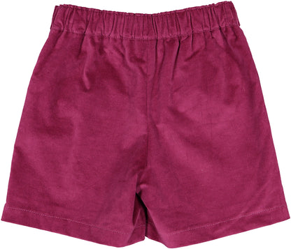 Aubergine Velvet Boy Shorts