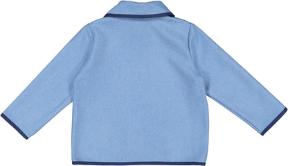 Blue Boy Classic Coat with Navy Trim