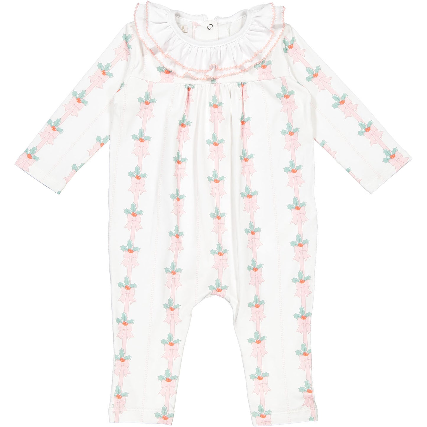 Pink Mistletoe Baby Pajama