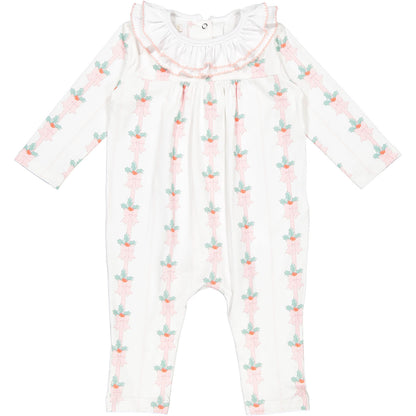 Pink Mistletoe Baby Pajama