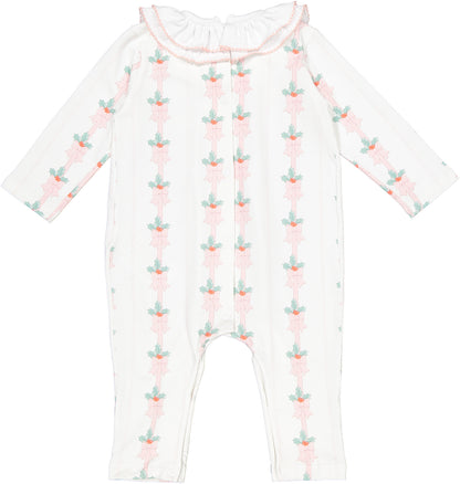 Pink Mistletoe Baby Pajama