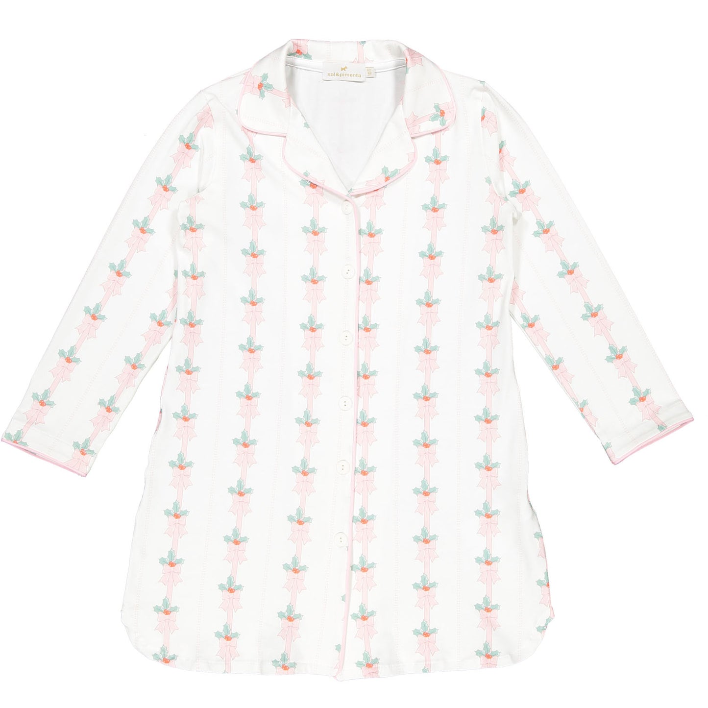 Pink Mistletoe Mom Nightgown