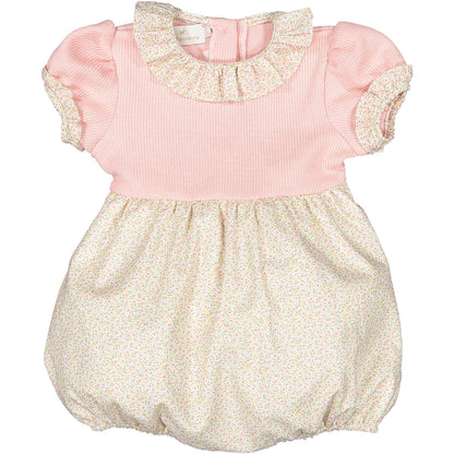 Winter Bloom Pink Romper