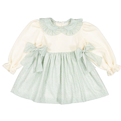 Winter Bloom Blue Dress