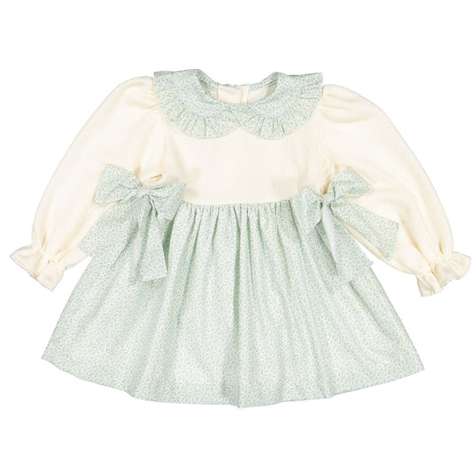 Winter Bloom Blue Dress